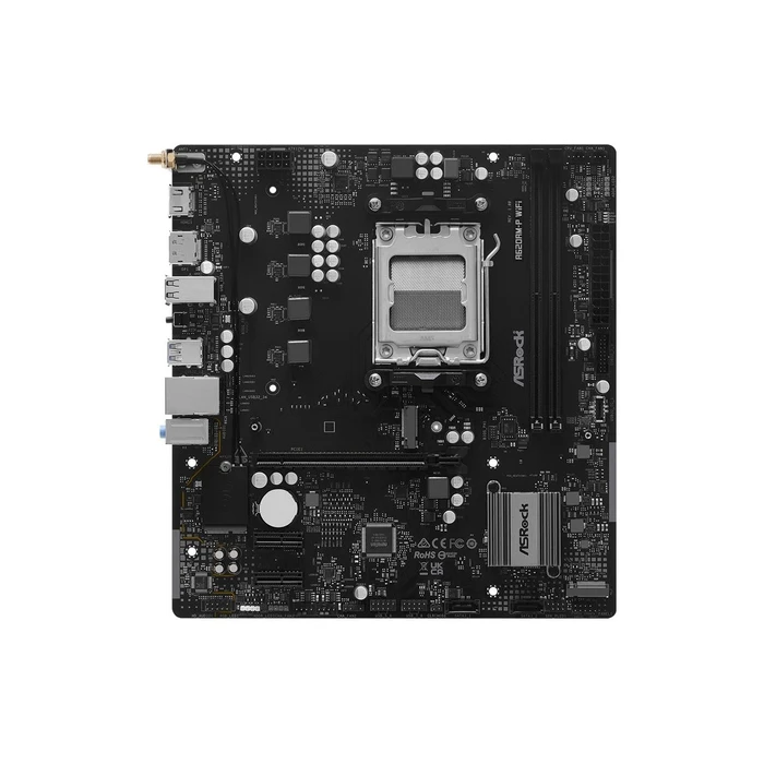 ASRock A620AM-P Wi‑Fi Πλακέτα Μητρικής Micro ATX AM5 DDR5 (90-MXBW30-A0UAYZ)