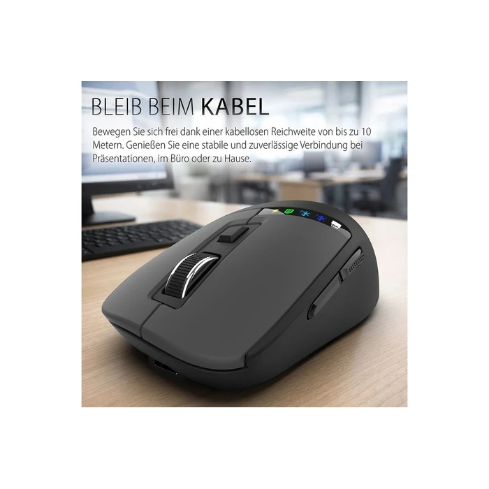INCA IWM-512RS / IWM-512R Wireless Ergonomic Mouse (Right-handed) - Bluetooth 5.0 & 2.4GHz, 800/1200/1600 DPI