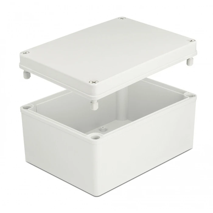 Ηλεκτρολογικό Κουτί Delock 60445, αδιάβροχο IP65, 200x150x100mm, γκρι