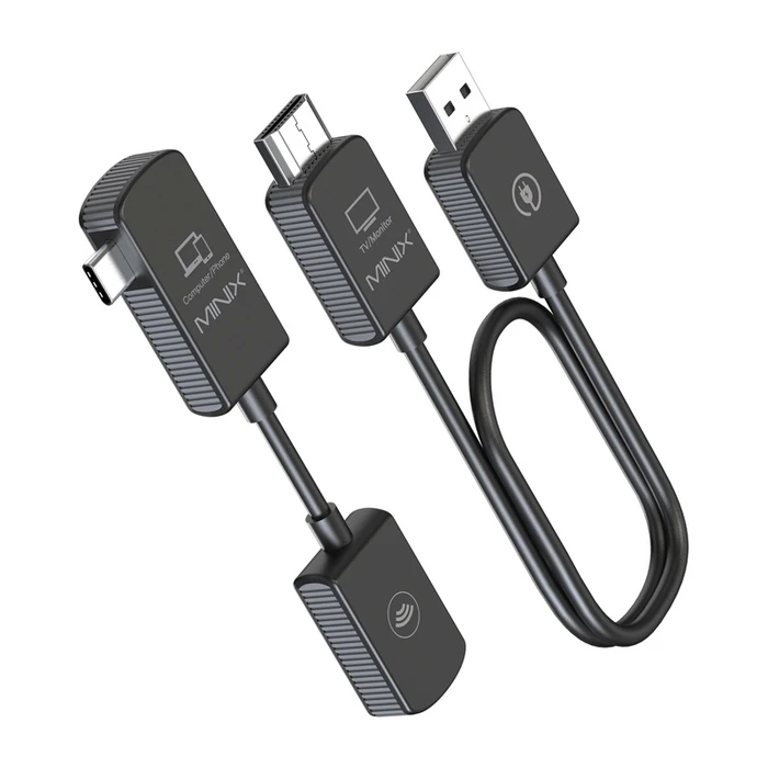 Minix HDMI/USB-C Male to HDMI/USB-C Female Adapter (NEO-C1) - 1 piece