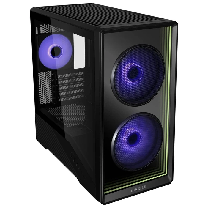 Lian Li Vector V150 Gaming Mini Tower Κουτί Υπολογιστή με Πλαϊνό Παράθυρο Μαύρο