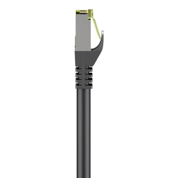 Καλώδιο Δικτύου Goobay 61091, CAT 8.1 S/FTP, copper, GHMT, 0.25m, μαύρο