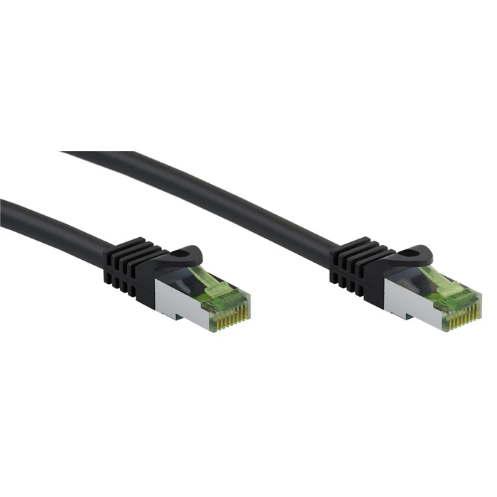 Καλώδιο Δικτύου Goobay 61094, CAT 8.1 S/FTP, copper, GHMT, 2m, μαύρο