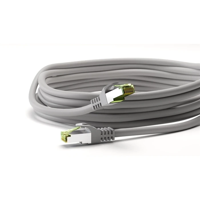 Καλώδιο Δικτύου Goobay 61118, CAT 8.1 S/FTP, copper, LSZH, 5m, γκρι
