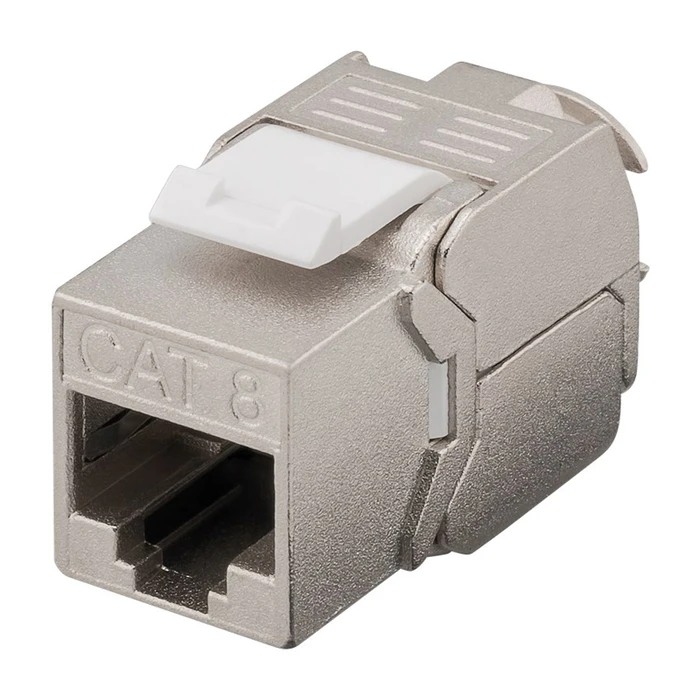 Αξεσουάρ Δικτύου Goobay Keystone module RJ45 CΑΤ 8.1 61129, STP, 2000 MHz, GHMT, ασημί
