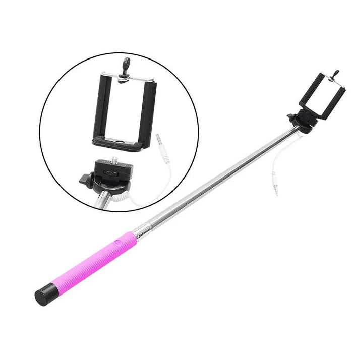 Selfie Stick Blow 3.5mm Jack Ροζ