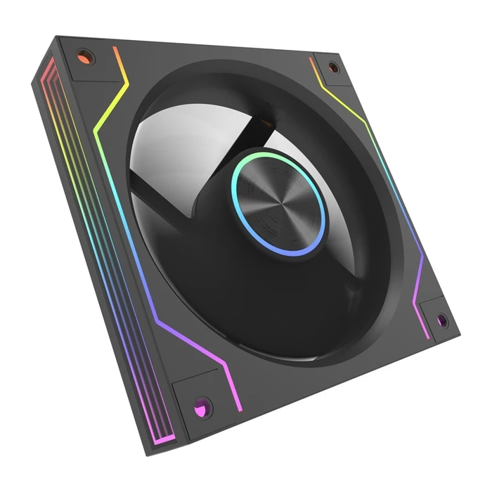 Darkflash DM20 Line 120mm Case Fan with ARGB, 3-Pin (1600 rpm / 56 CFM) - Black