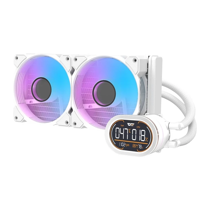 darkFlash DH240D v2 (White) 240mm AIO Liquid CPU Cooler