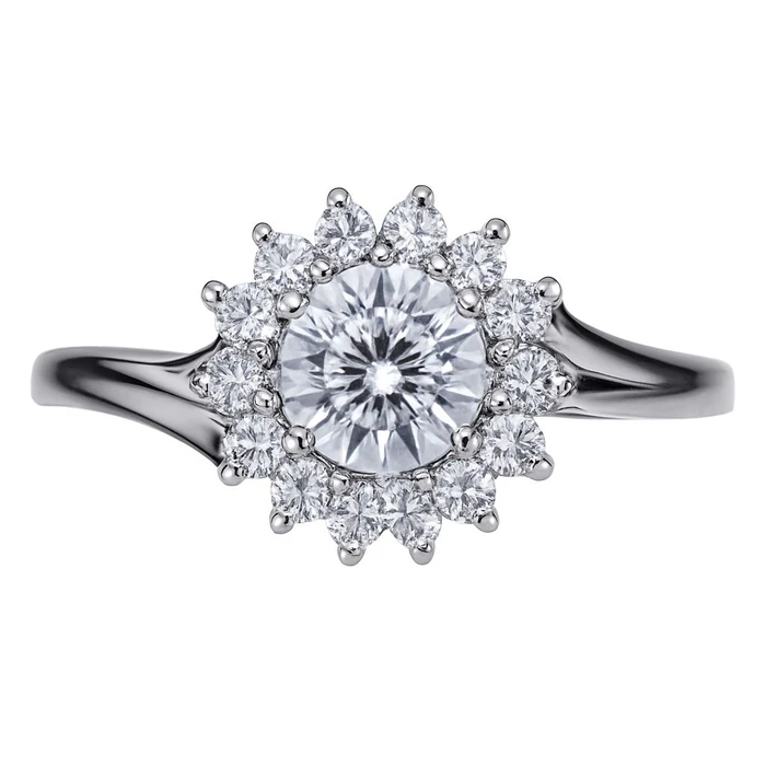 DIAMONFIRE Women's Sterling Silver Ring with Zirconia - Size 17
