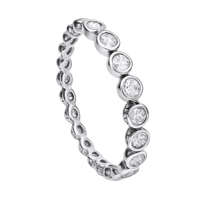 Γυναικείο Δαχτυλίδι Diamonfire 6118851082165 (16,5) από Ασήμι Grey