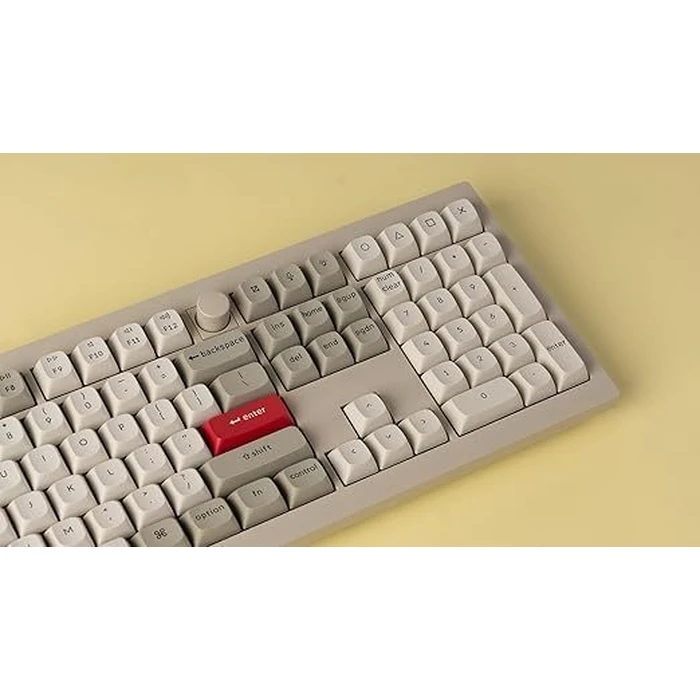 Keychron V6 Max Retro (V6M-R4) QMK/VIA BT/2,4/Wired Custom Mechanical Keyboard Banana Switch 100%