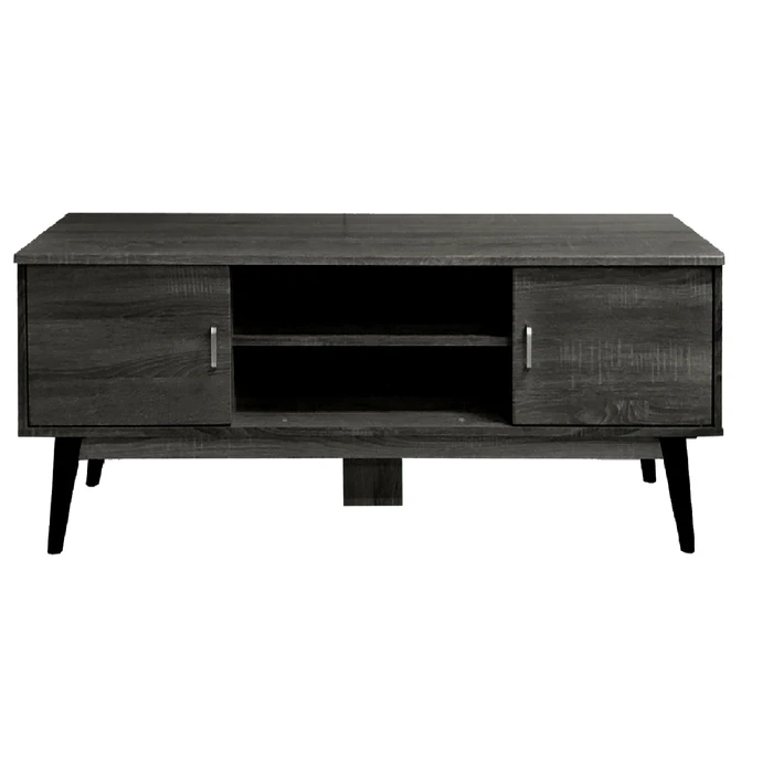 Velco Pro Systems TV Cabinet with Two Doors and Four Shelves 140x38x50 cm Grey Oak