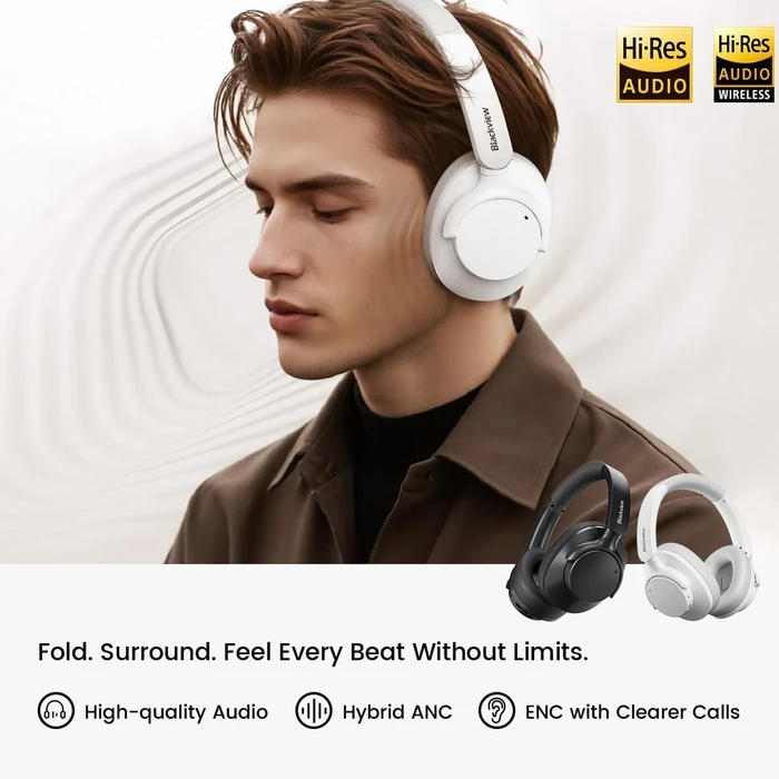 Headphones Blackview Bt5.4 Enc White
