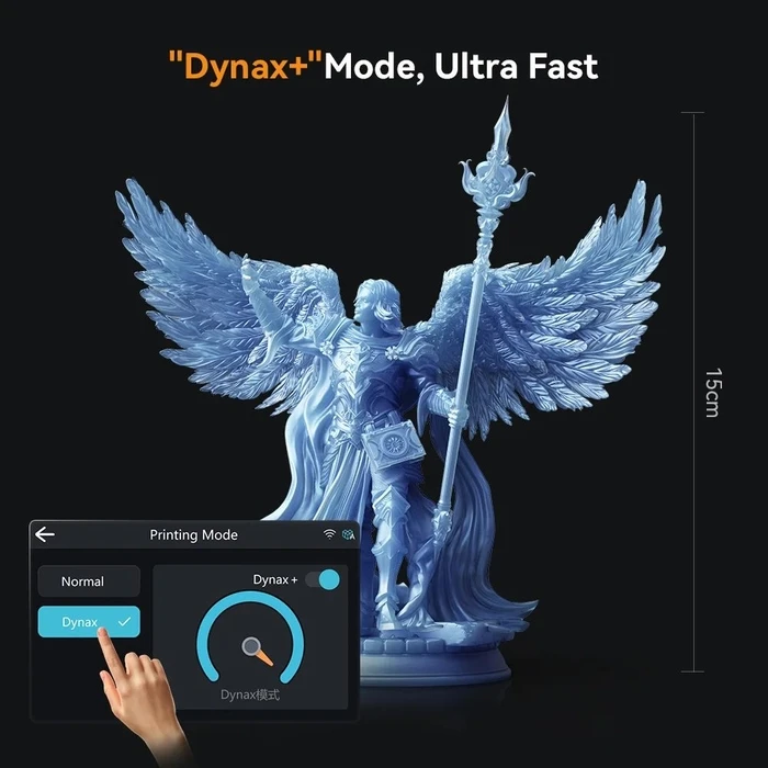 3D Printer Creality Halot Mage S, 14k Ultradetailed Resin 223x126x230 LCD, Dynax Motion