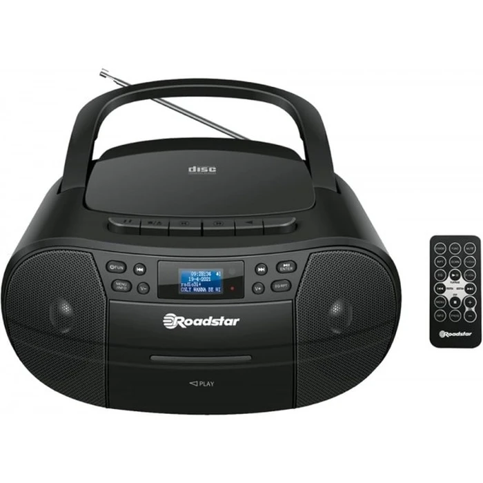Φορητό /CD/MP3/ Ραδιοκασετόφωνο Roadstar με DAB RCR-779D+/BK