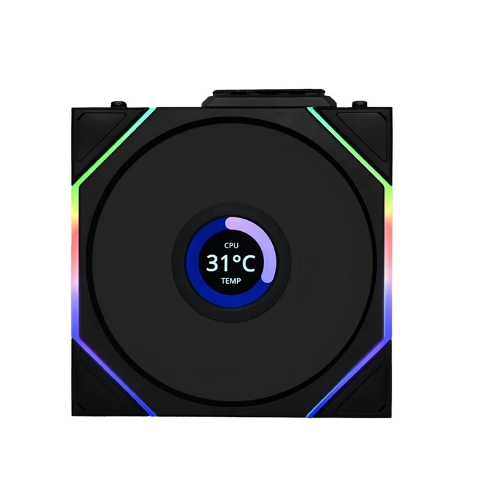 Case Fan 12cm Lian Li UNI FAN TL-LCD Wireless Reverse Black (1pc)