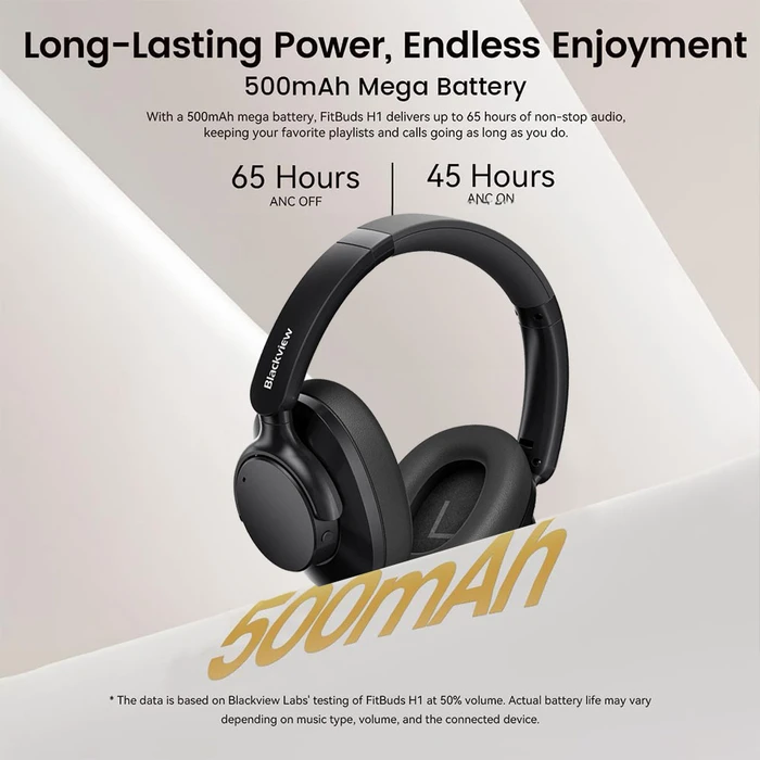 Headphones Blackview Bt5.4 Enc Black