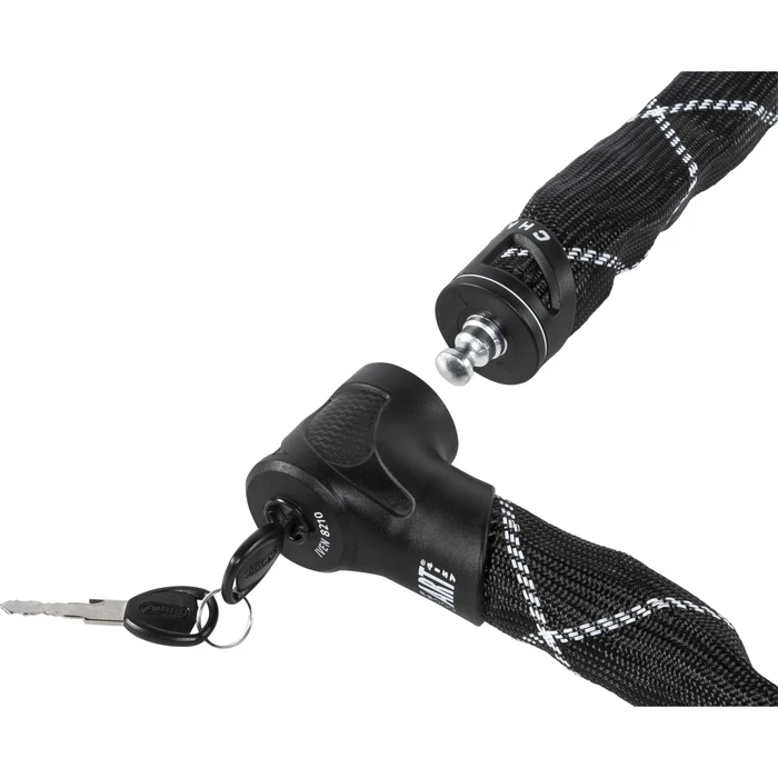 Abus Iven 55153 Bicycle Coil Lock with Key, Grey