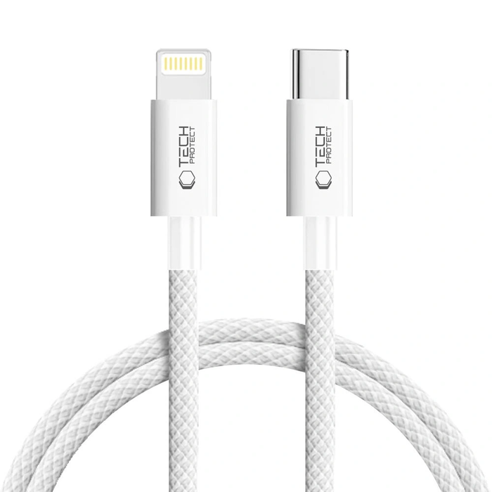 Tech-Protect Ultraboost Lite USB-C / Lightning Cable PD27W/3A 100cm Cool Grey