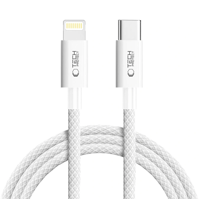 Tech-Protect Ultraboost Lite USB-C / Lightning Cable PD27W/3A 200cm Cool Grey