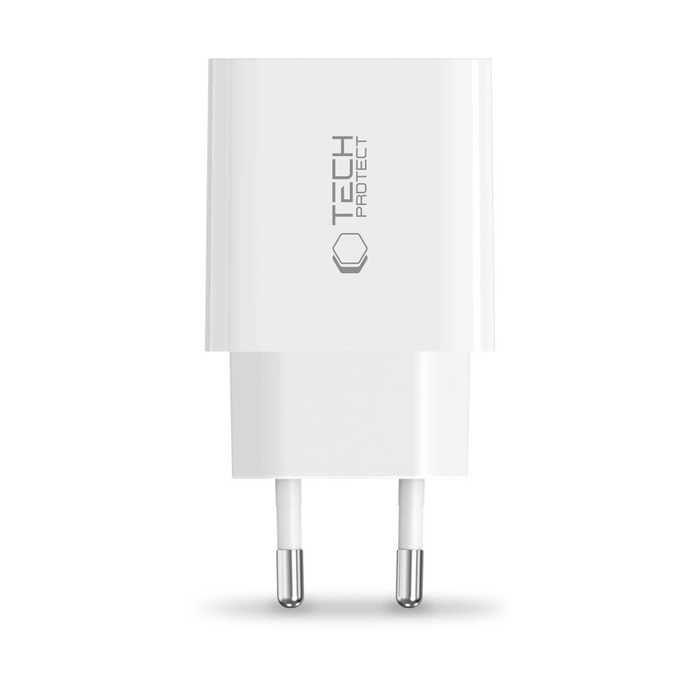 Tech-Protect NC20W 1-port USB-C Network Charger PD20W White