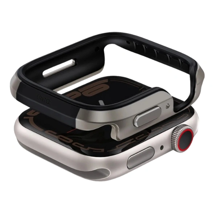 UNIQ Valencia Apple Watch Series 46mm titanium silver