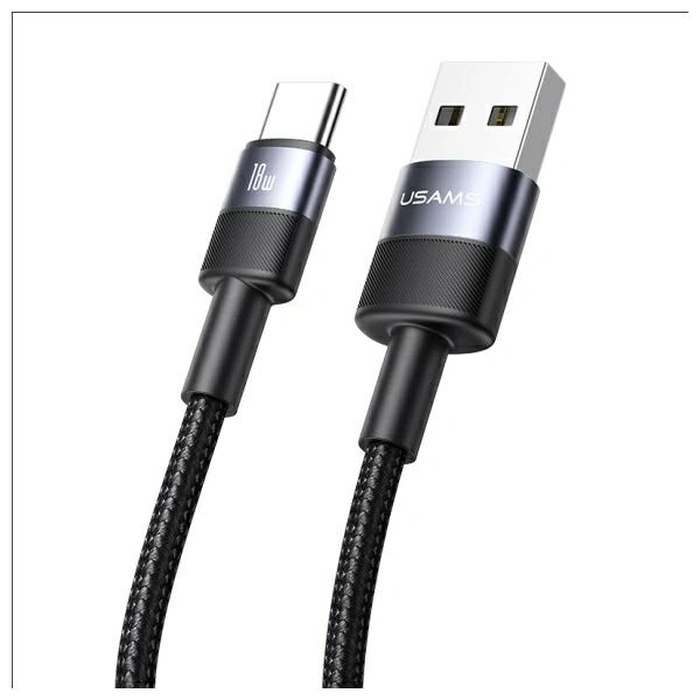 USAMS US-SJ718 cable USB-A / USB-C 3A 1.2m Aluminum Alloy Data Cable SY Series