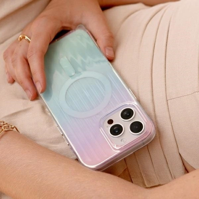 UNIQ Coehl Linear Apple iPhone 16 Magnetic Charging iridescent