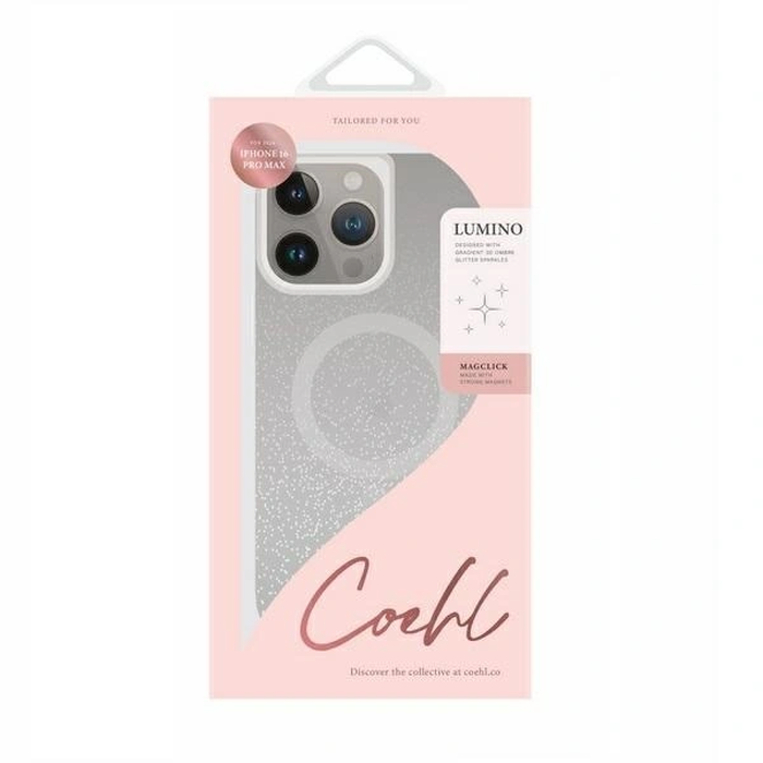 UNIQ Coehl Lumino Apple iPhone 16 Pro Max Magnetic Charging sparkling silver