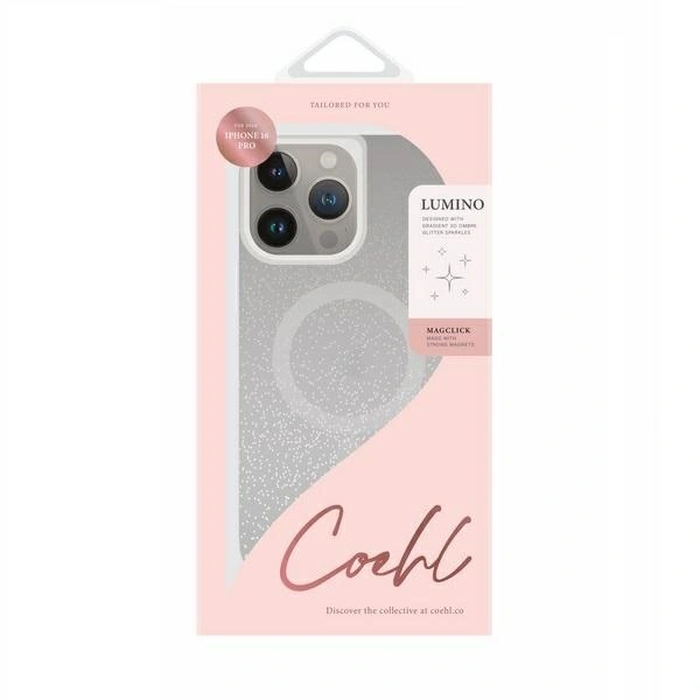 UNIQ Coehl Lumino Apple iPhone 16 Pro Magnetic Charging sparkling silver