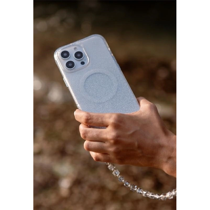 UNIQ Coehl Lumino Apple iPhone 16 Pro Magnetic Charging sparkling silver