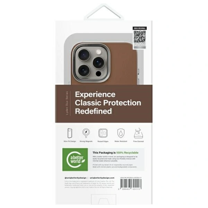 UNIQ Lyden DS Apple iPhone 16 Pro Magclick Charging carmel-ivory