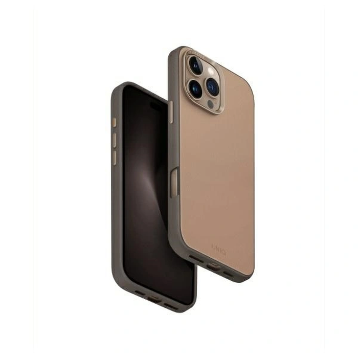 UNIQ Lyden DS Apple iPhone 16 Pro Max Magclick Charging brown-flint grey