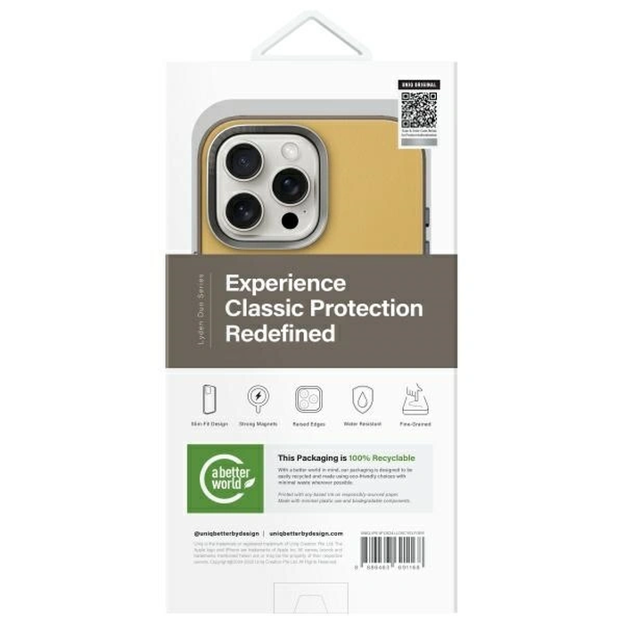 UNIQ Lyden DS Apple iPhone 16 Pro Max Magclick Charging yellow-grey