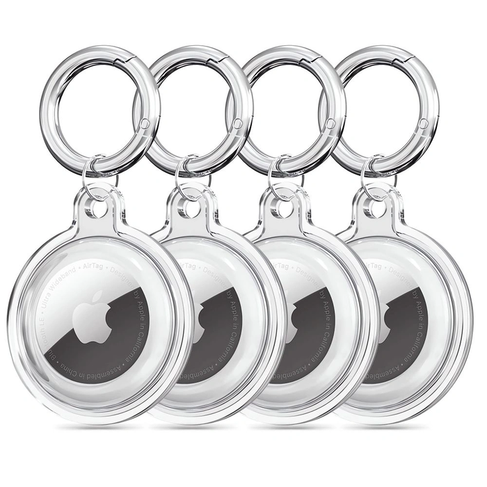 Tech-Protect Icon Apple AirTag Clear [4 PACK]