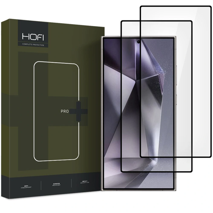 Hofi Glass Pro+ Samsung Galaxy S25 Ultra Black [2 PACK]