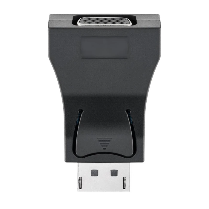Αντάπτορας DisplayPort Goobay σε VGA 63489, gold-plated, μαύρος