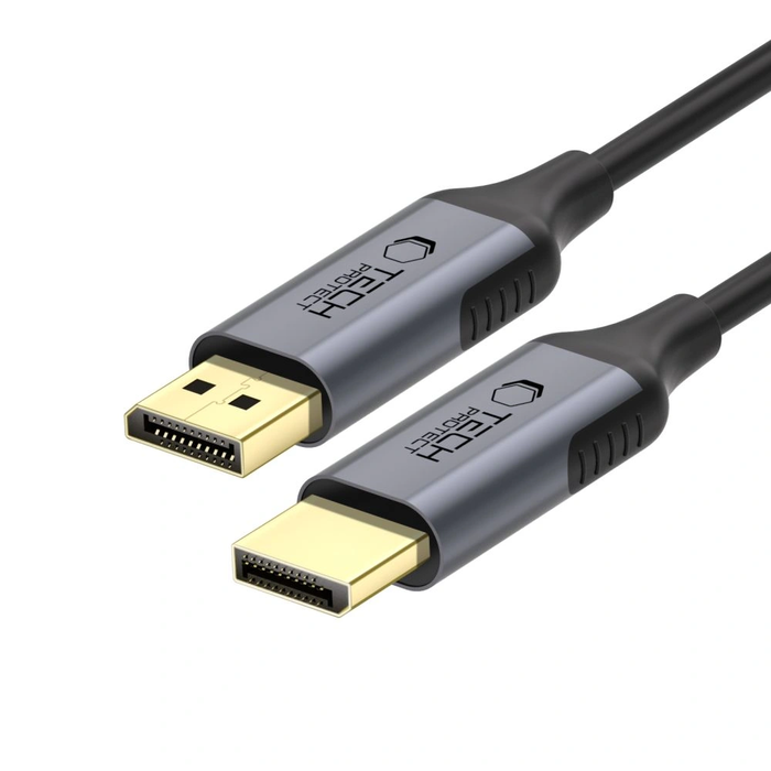 Tech-Protect Ultraboost Cable DisplayPort / DisplayPort 1.4 4K 60Hz 200cm Black