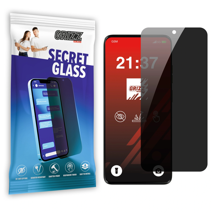 GrizzGlass Matte SecretGlass Motorola Moto G15 Power