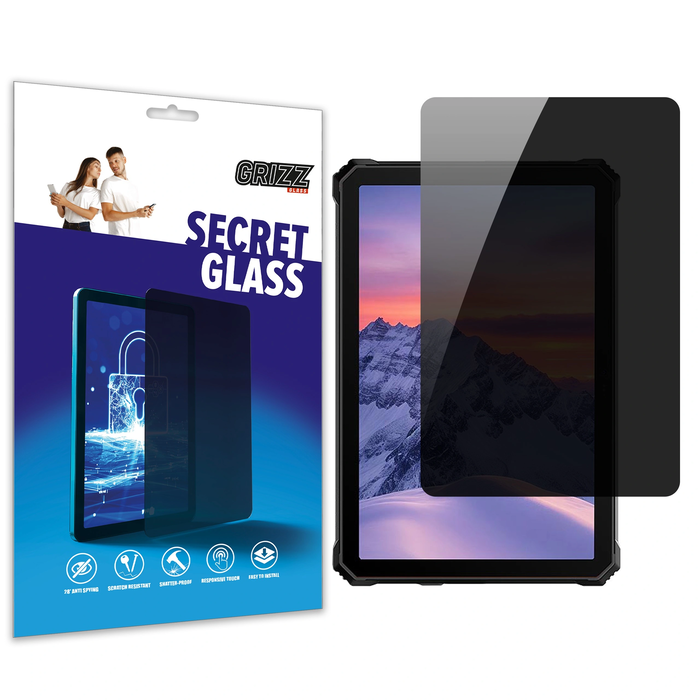 GrizzGlass Matte SecretGlass Blackview Active 10 Pro