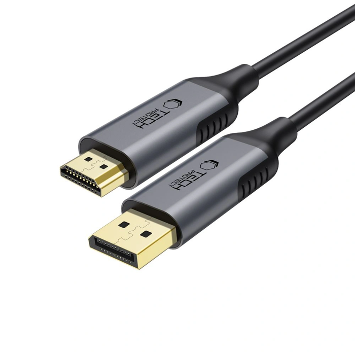Tech-Protect Ultraboost Cable DisplayPort / HDMI 2.0 4K 60Hz 200cm Black