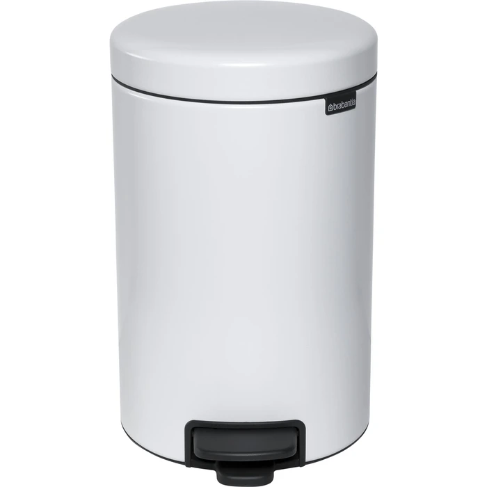 Brabantia New Icon 1119/69 Metal Bathroom Bin Soft Close 12 L White