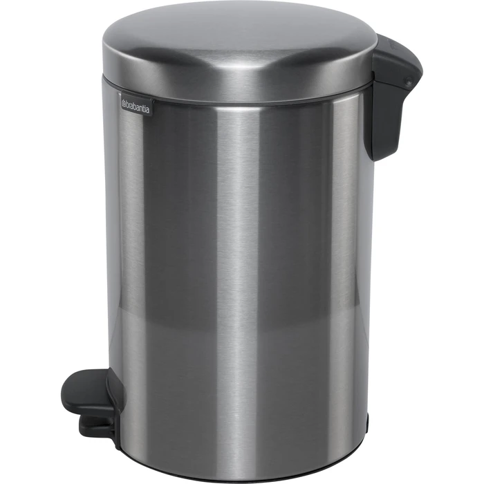 Brabantia NewIcon Metal Pedal Bin 12L Steel Matt (112041)