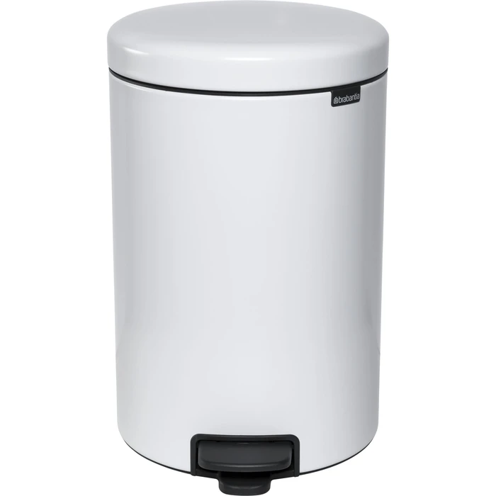 Brabantia NewIcon Metal Pedal Bin White 20 L 111846