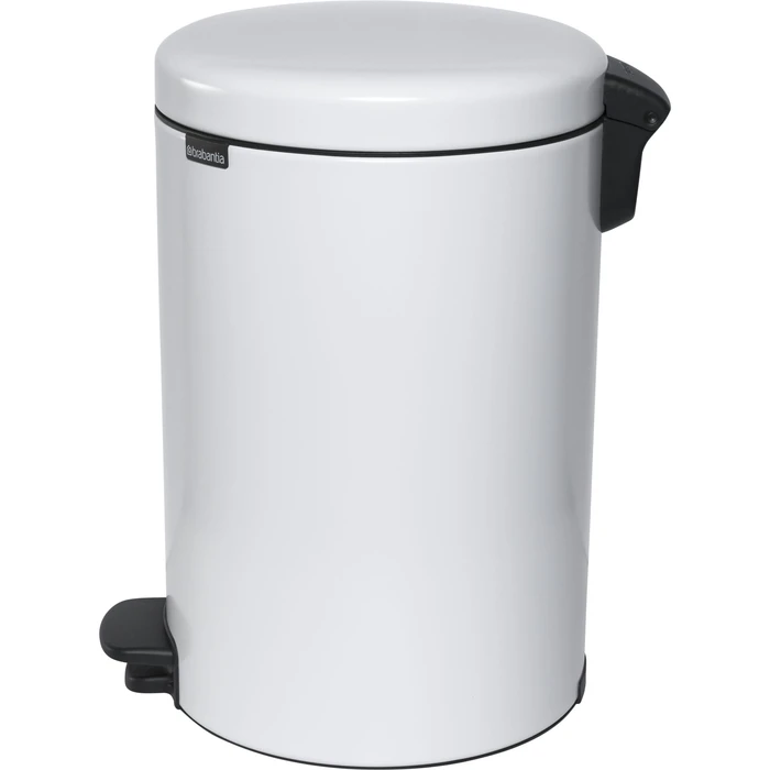 Brabantia NewIcon Metal Pedal Bin White 20 L 111846