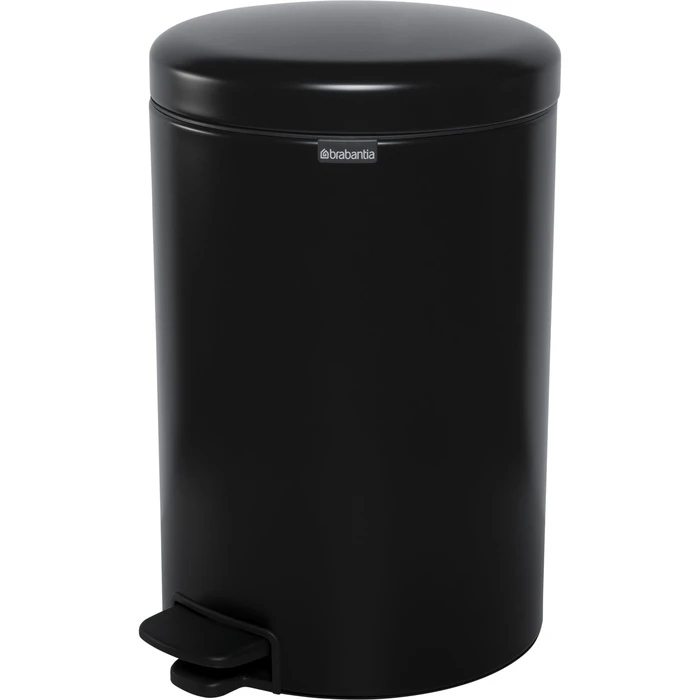 Brabantia NewIcon Pedal Bin 20L Black Matt