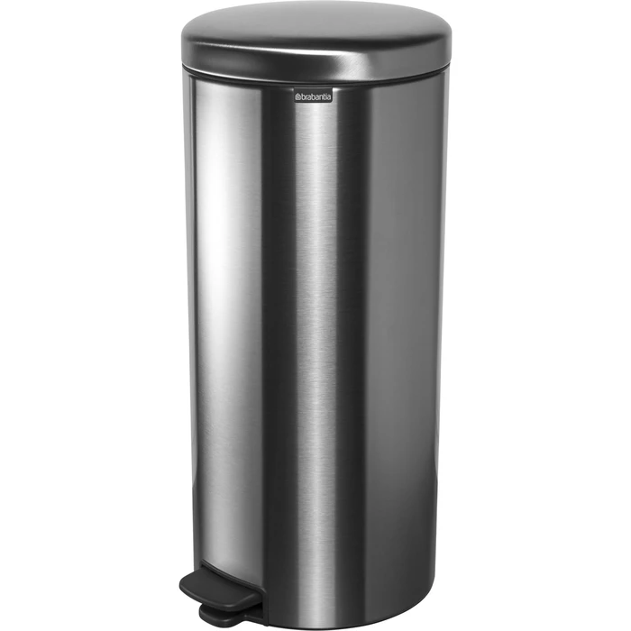 Brabantia Pedal Bin NewIcon 30 L – Matt Steel (fingerprint‑proof)
