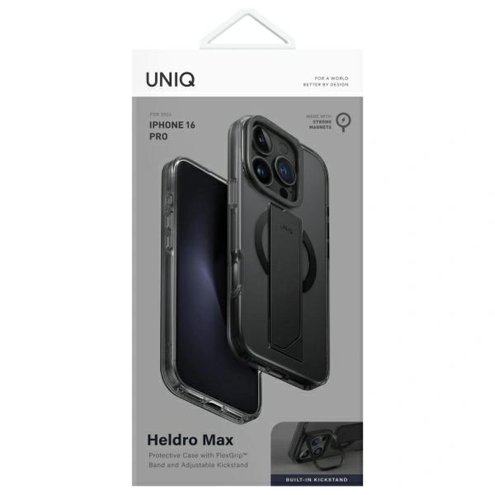 UNIQ Heldro Max Apple iPhone 16 Pro MagClick Charging vapour smoke