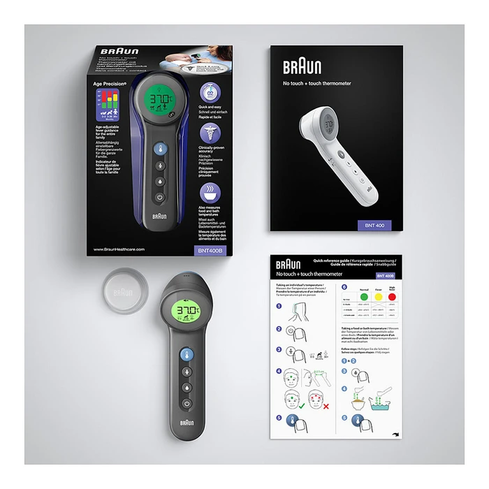 Θερμόμετρο Πυρετού Braun BNT 400 BK Remote Thermometer