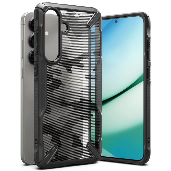 Ringke Fusion-X Samsung Galaxy S25+ Plus Camo Black